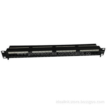 Cat6A FTP Shielded Patch Panel with 24 PortsNew